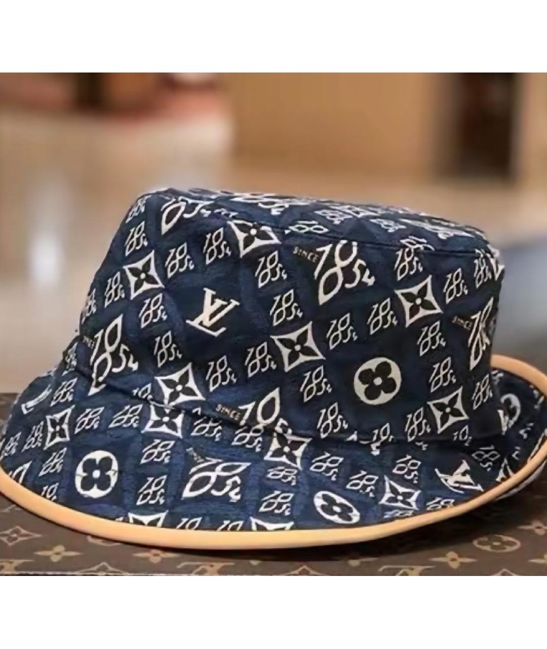 LOUIS VUITTON Темно-синяя шляпа, фото 2