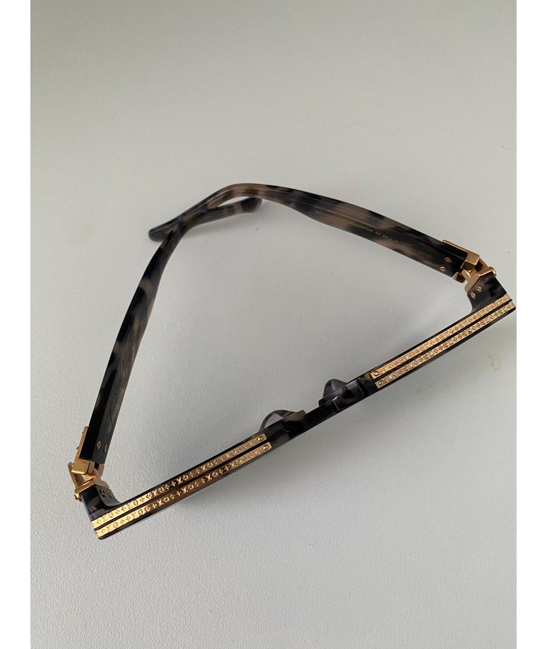 LOUIS VUITTON Черные пластиковые солнцезащитные очки, фото 4