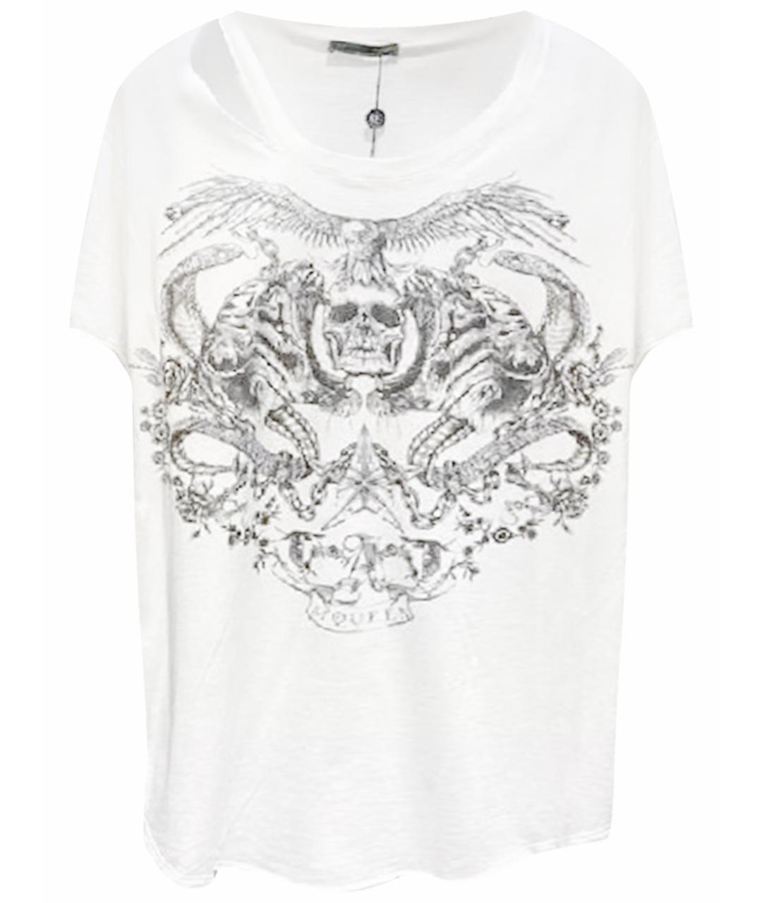 ALEXANDER MCQUEEN Белая футболка, фото 1