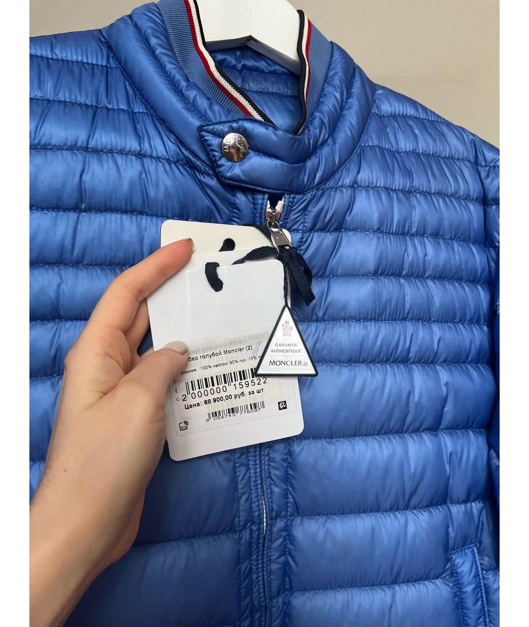 MONCLER Синяя куртка, фото 3
