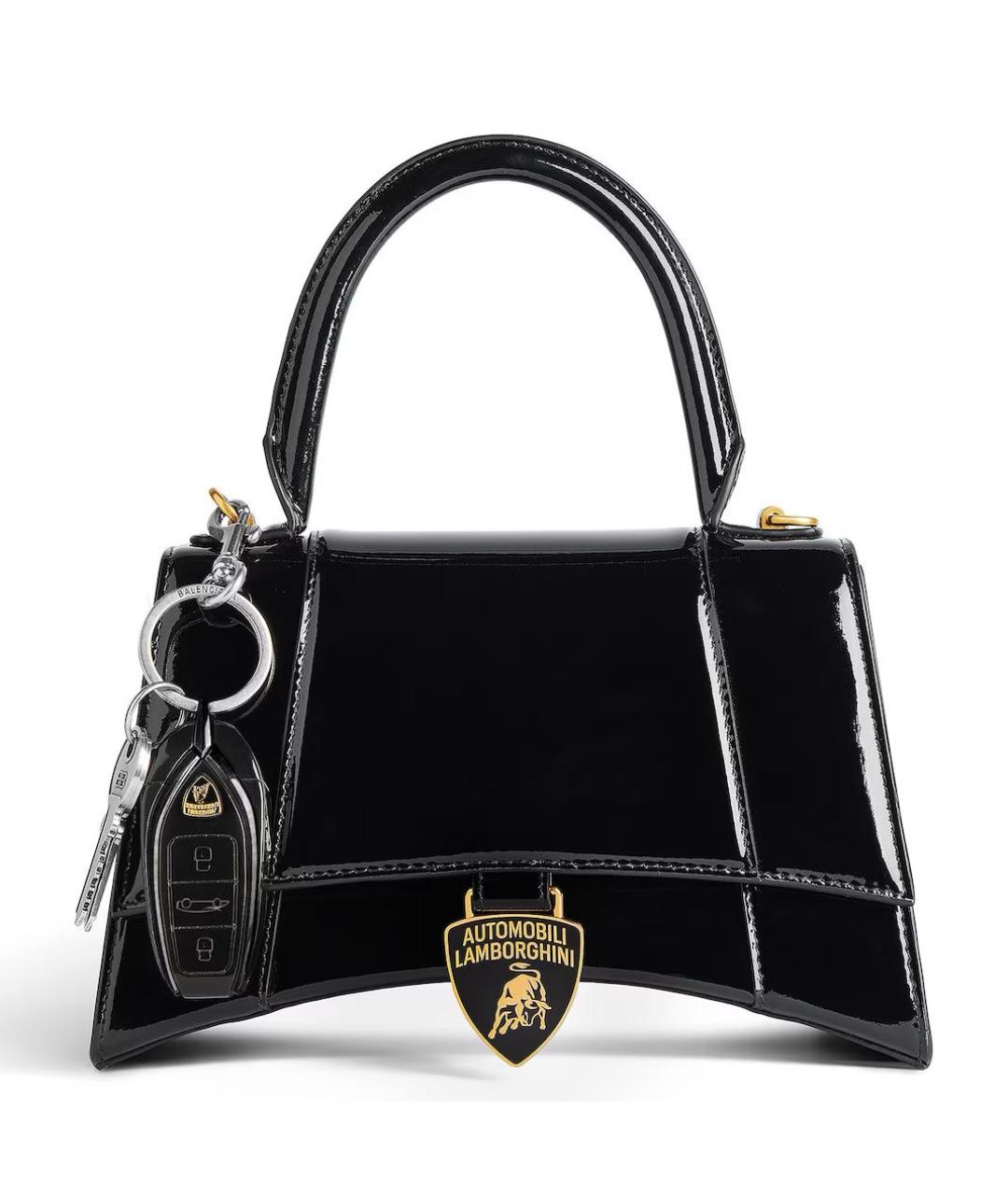 BALENCIAGA Черный брелок, фото 3