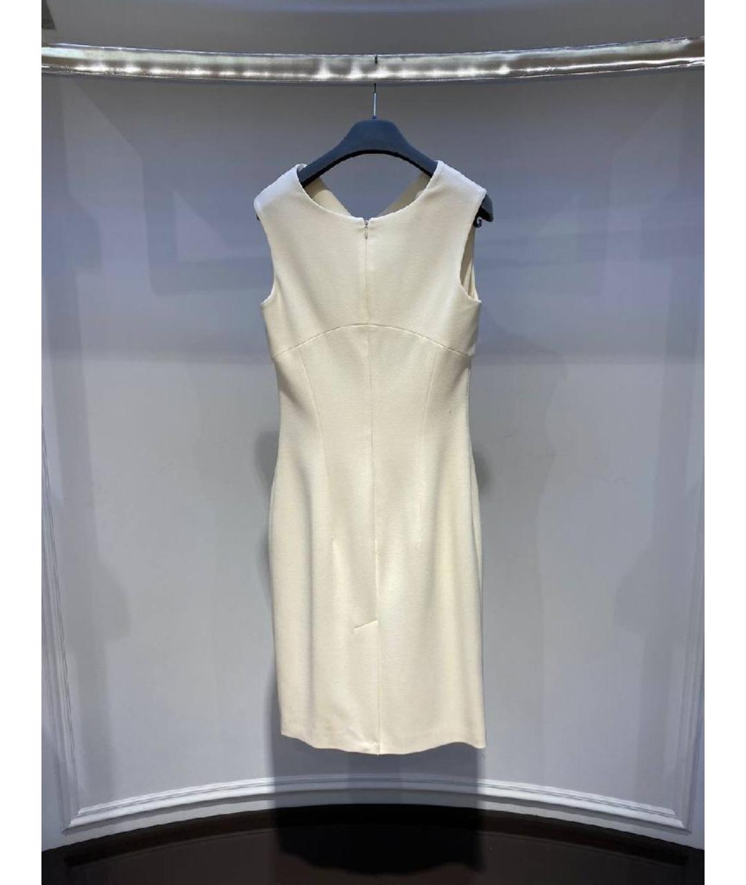 ALEXANDER MCQUEEN Белое коктейльное платье, фото 2