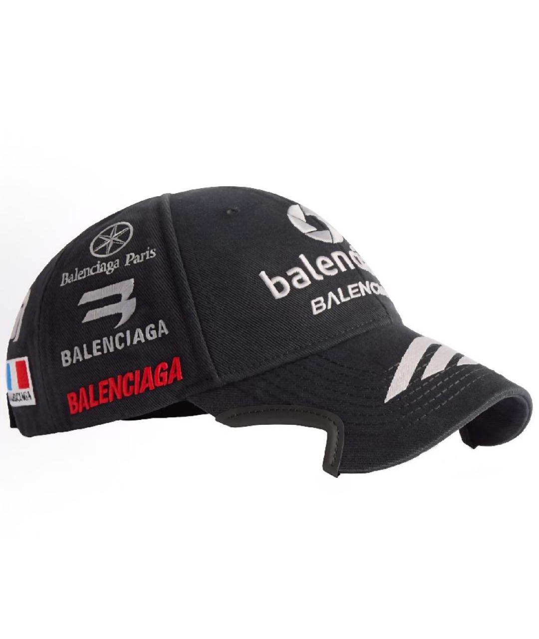 BALENCIAGA Черная кепка/бейсболка, фото 4