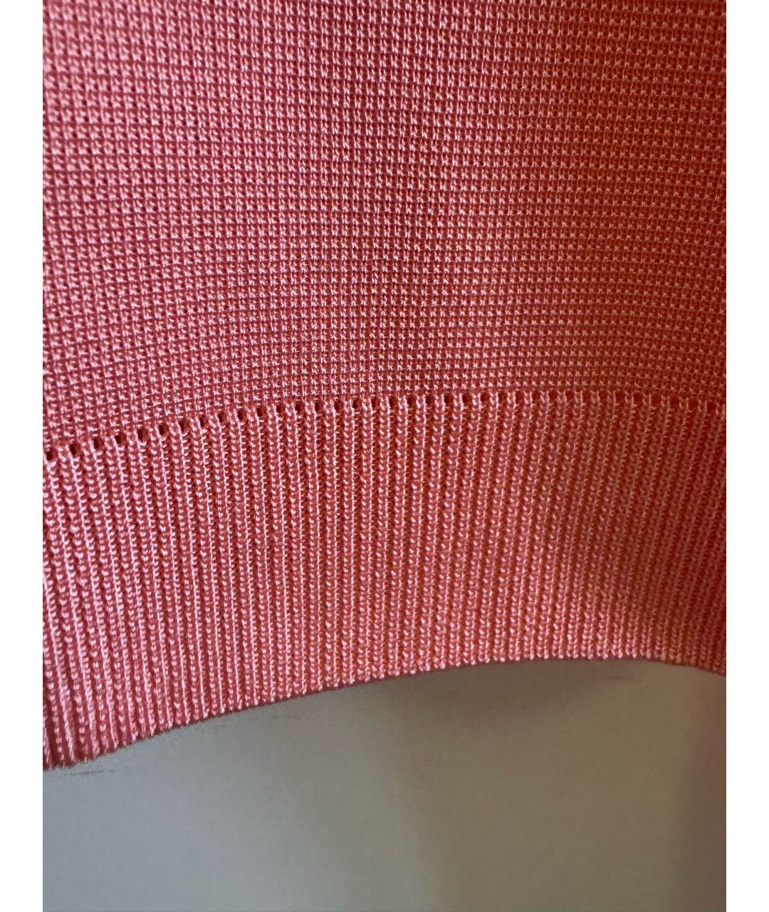 CHRISTIAN DIOR Розовый вискозный кардиган, фото 7