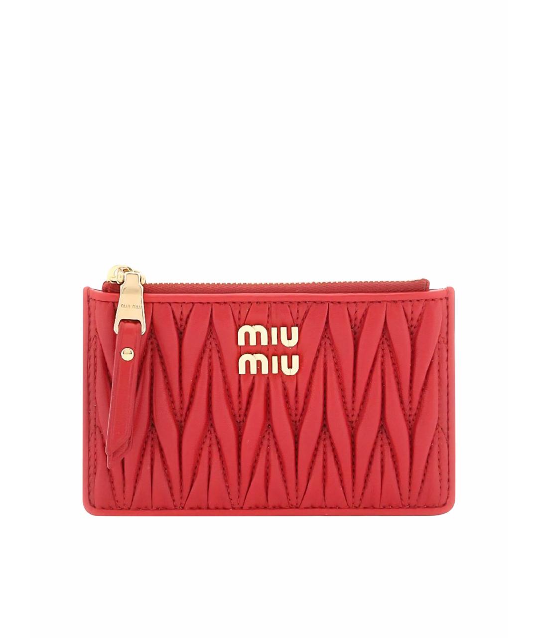 MIU MIU Красный кардхолдер, фото 1