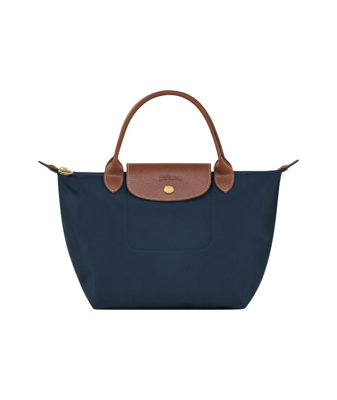LONGCHAMP Темно-синяя сумка тоут, фото 1