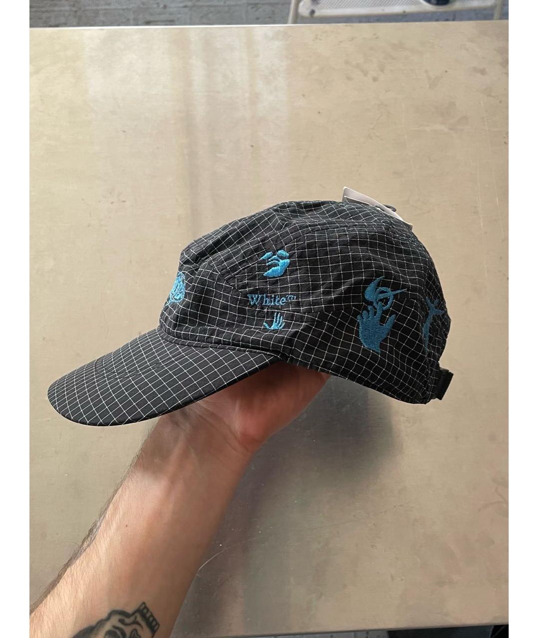 NIKE X OFF-WHITE Черная синтетическая кепка/бейсболка, фото 3
