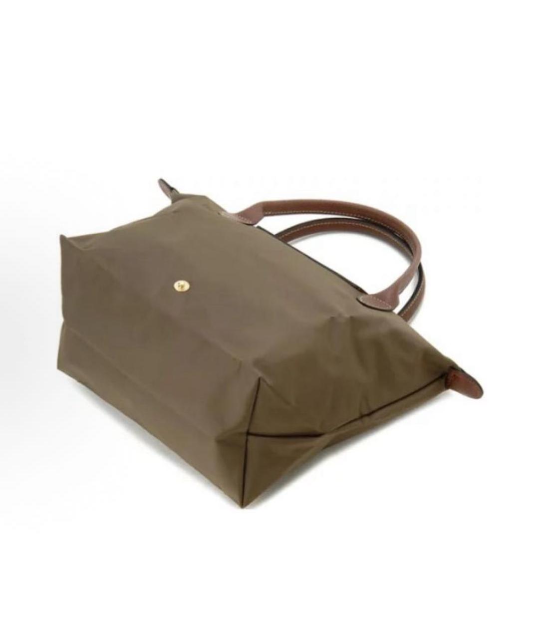 LONGCHAMP Хаки сумка тоут, фото 2
