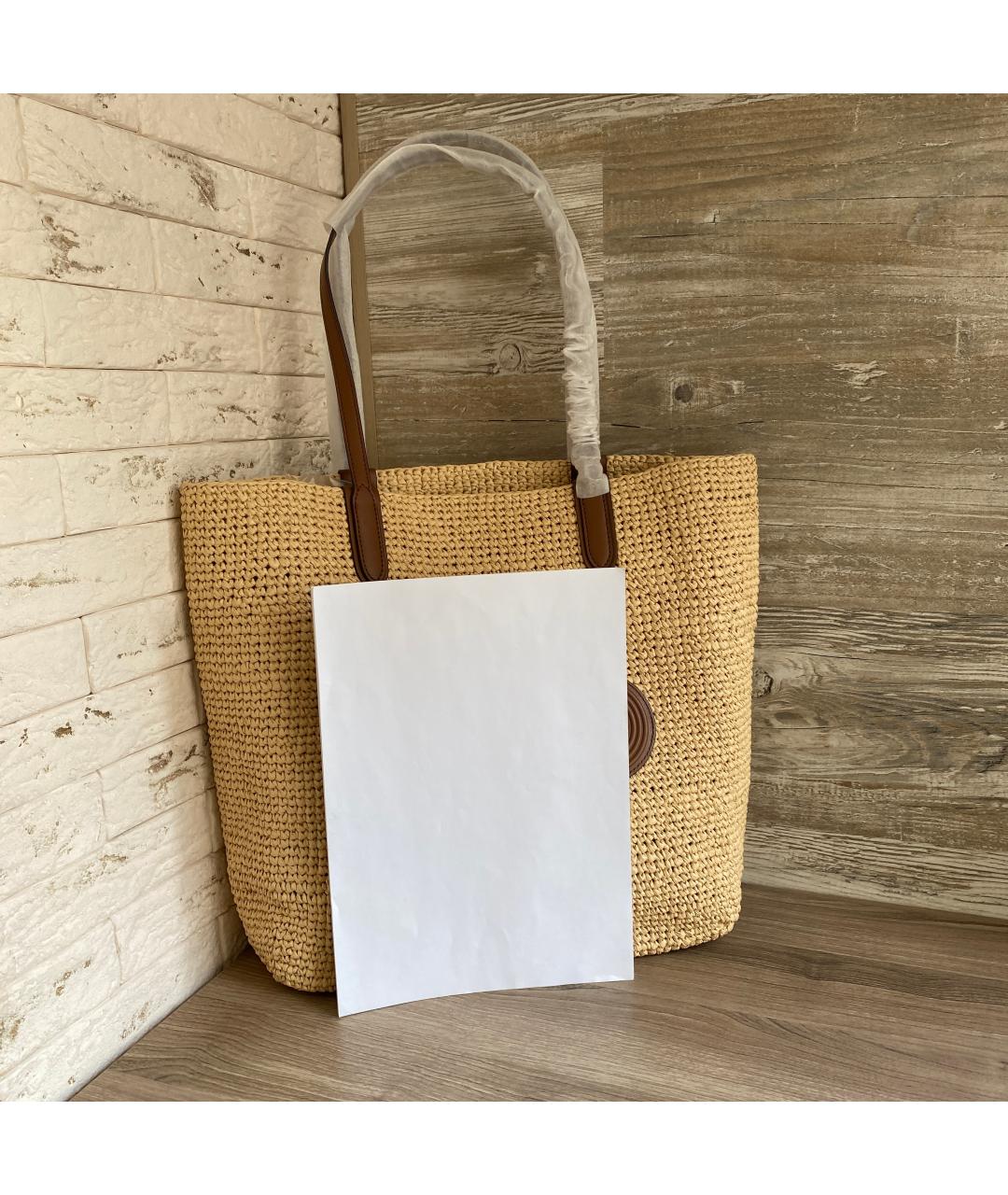 MICHAEL KORS Коричневая пляжная сумка, фото 9
