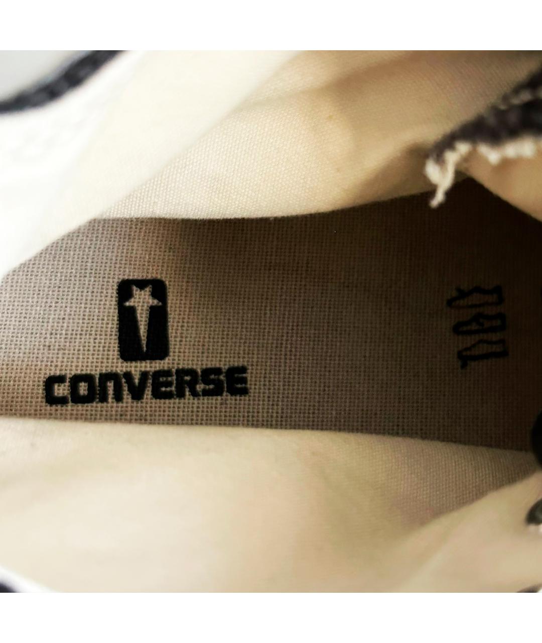 RICK OWENS DRKSHDW Черные текстильные высокие кроссовки / кеды, фото 7