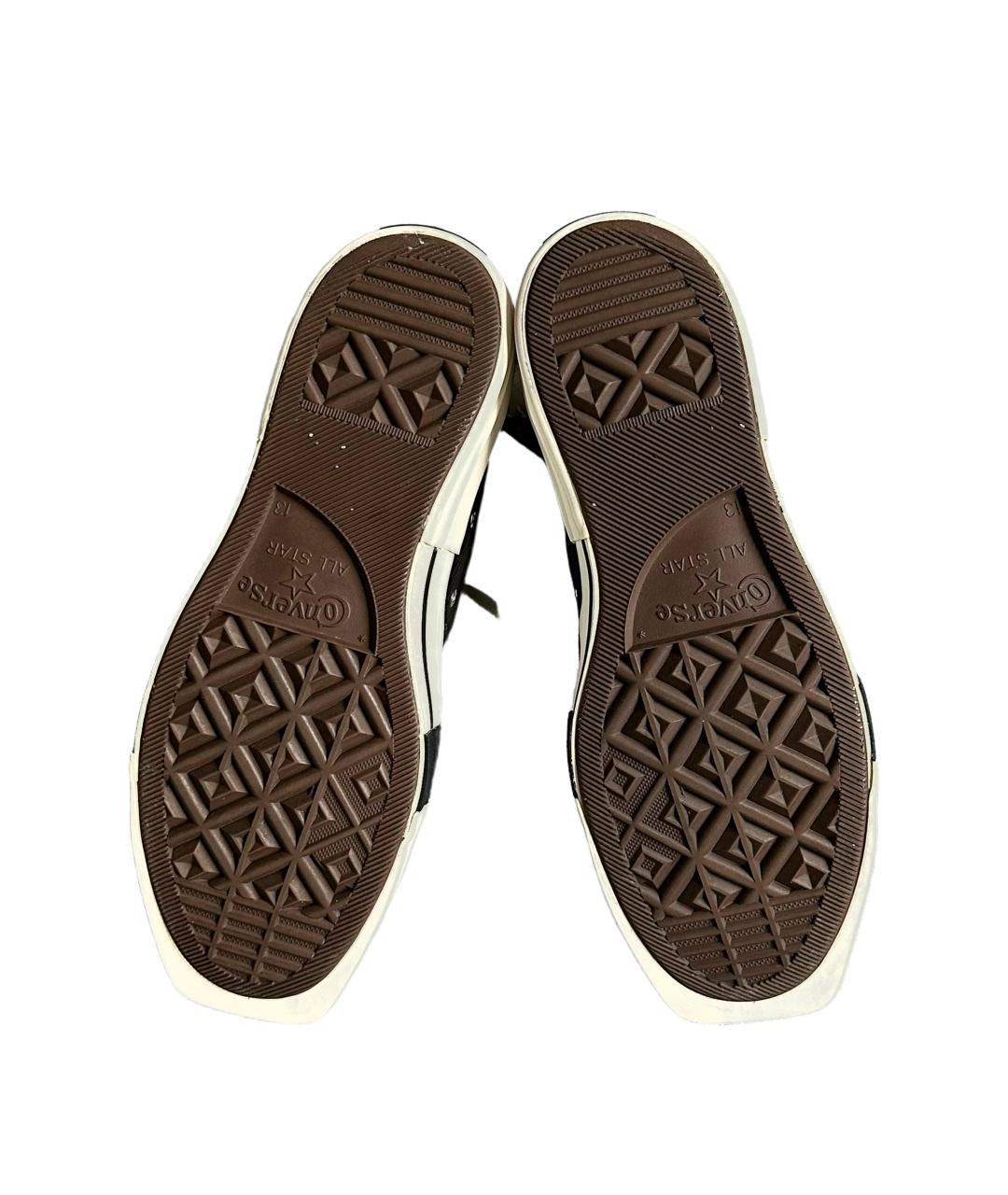 RICK OWENS DRKSHDW Черные текстильные высокие кроссовки / кеды, фото 8