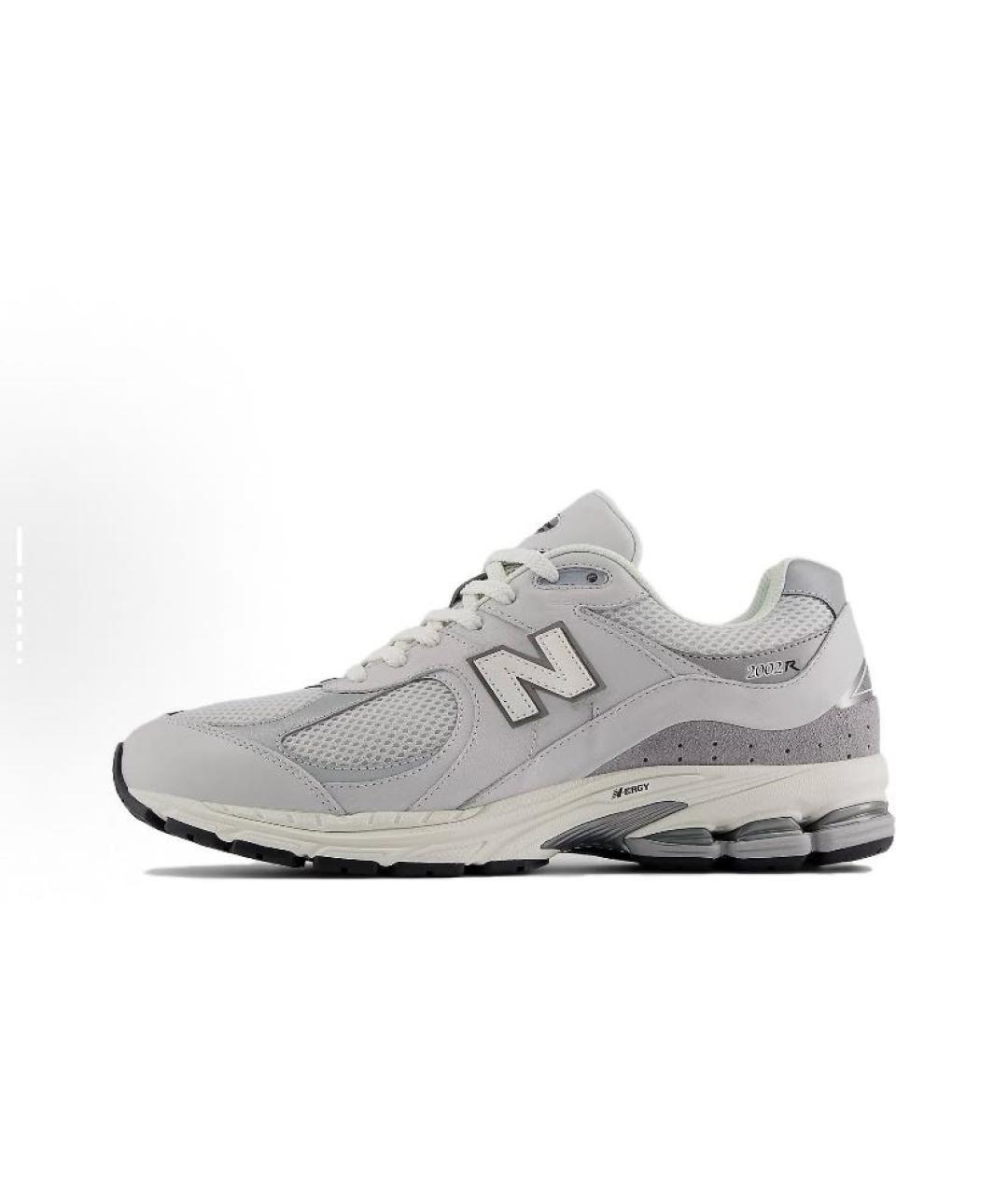 NEW BALANCE Серые замшевые низкие кроссовки / кеды, фото 3