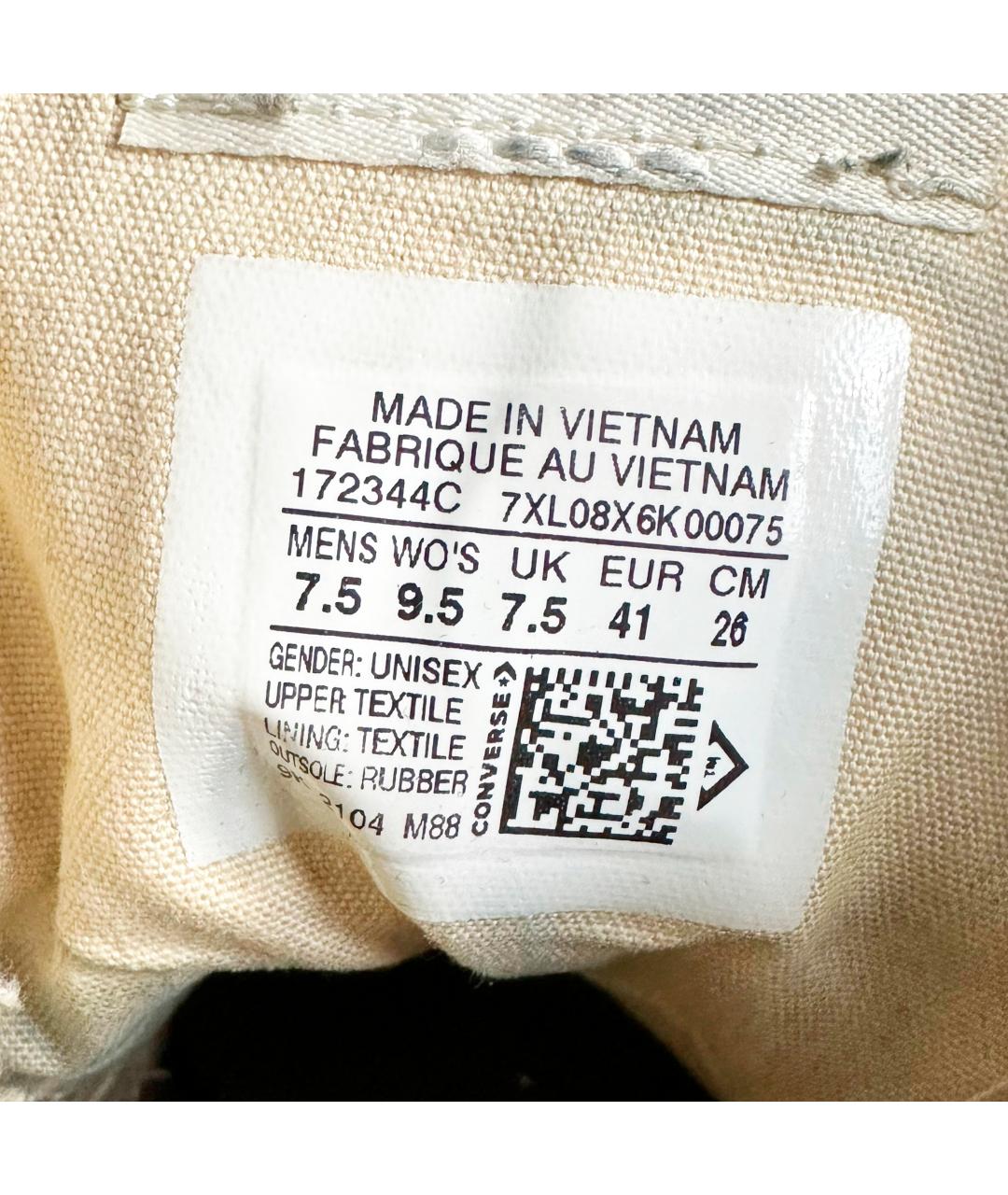 RICK OWENS DRKSHDW Черные текстильные высокие кроссовки / кеды, фото 6