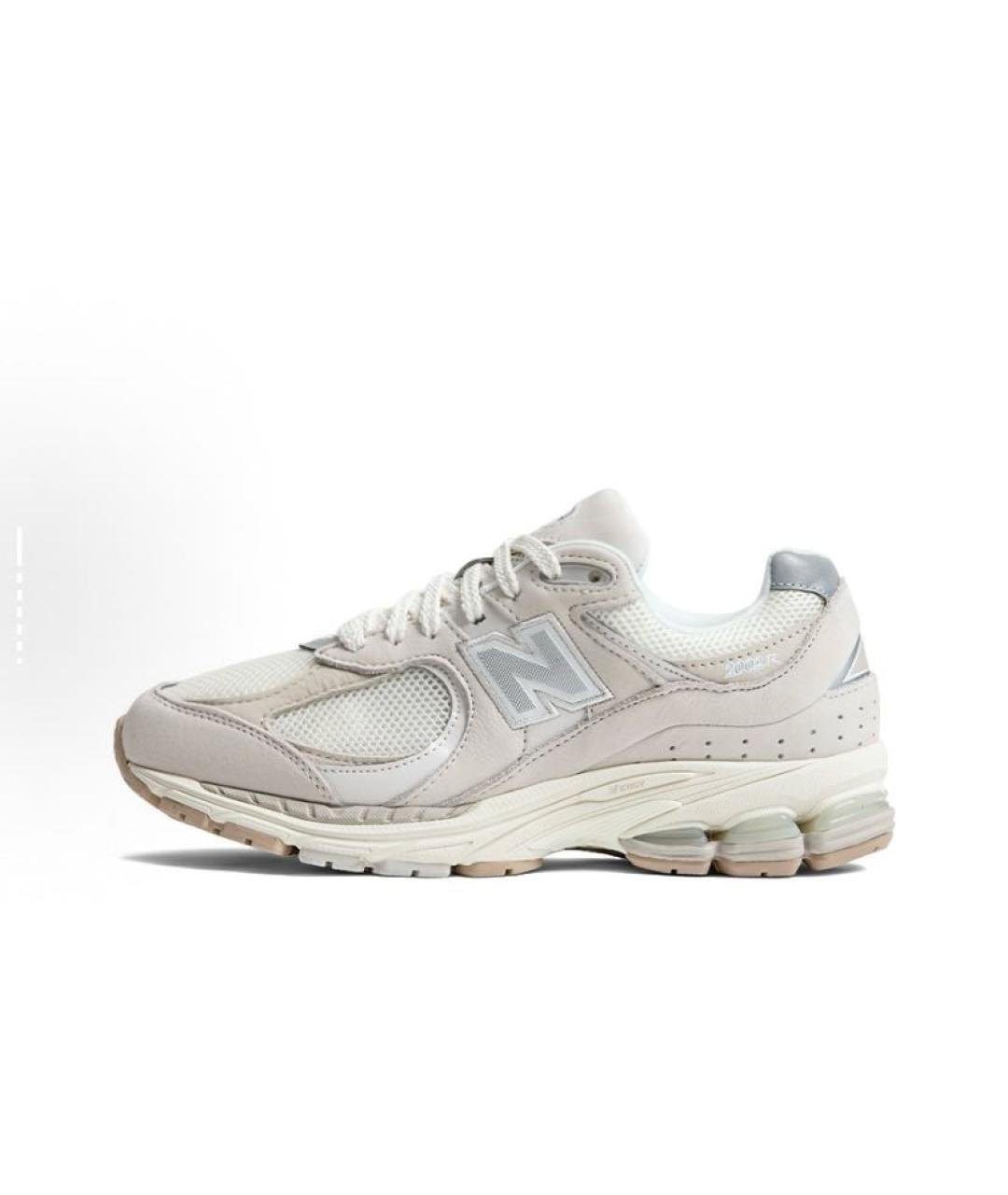 NEW BALANCE Бежевые замшевые низкие кроссовки / кеды, фото 3