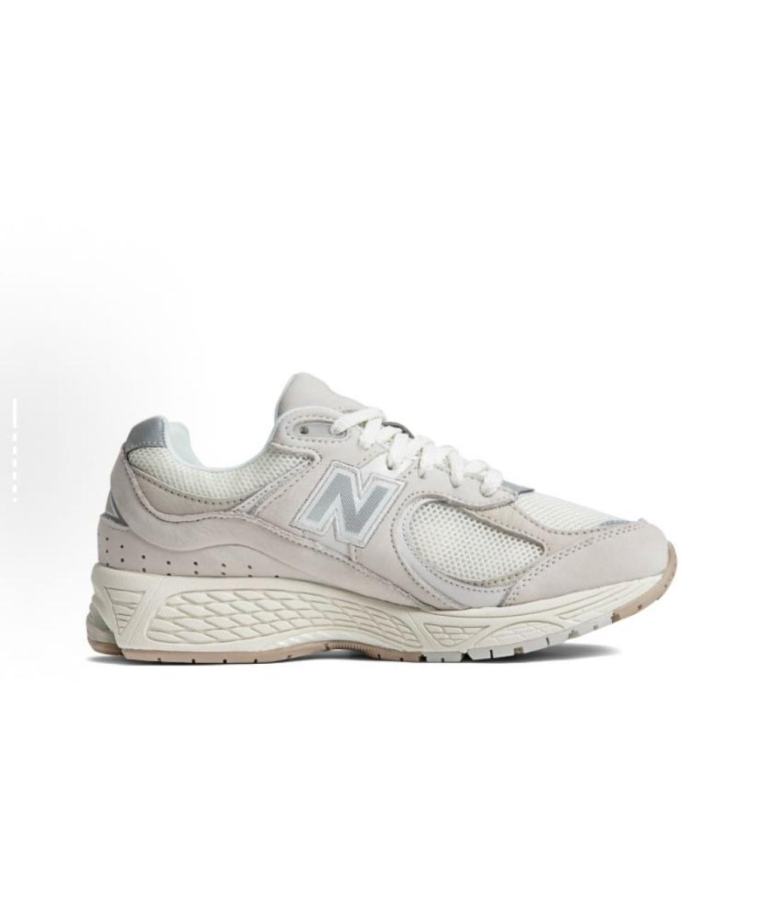 NEW BALANCE Бежевые замшевые низкие кроссовки / кеды, фото 7