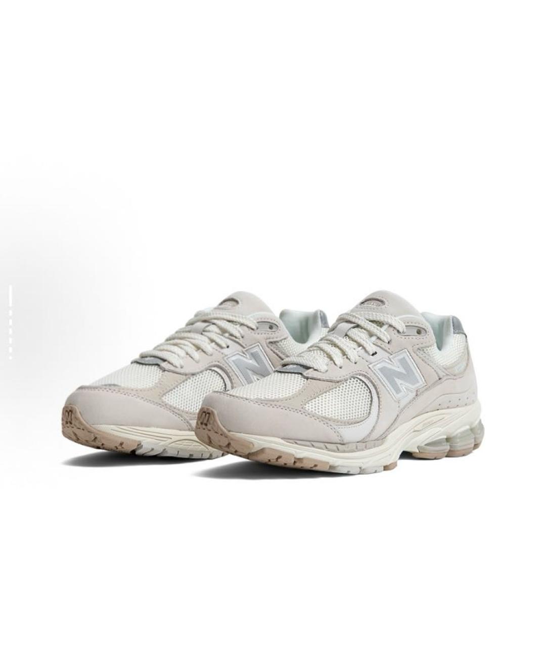 NEW BALANCE Бежевые замшевые низкие кроссовки / кеды, фото 4