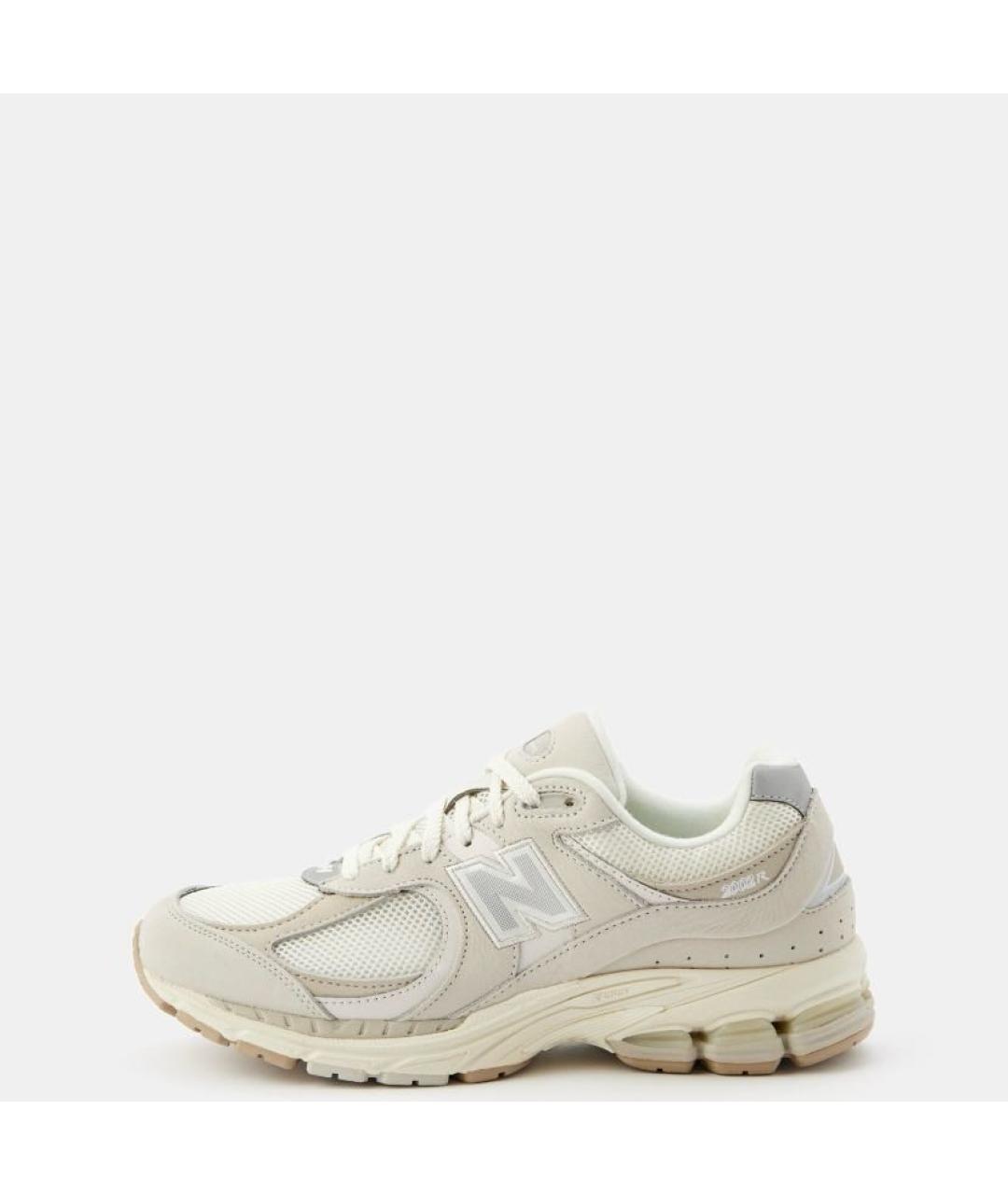NEW BALANCE Бежевые замшевые низкие кроссовки / кеды, фото 2