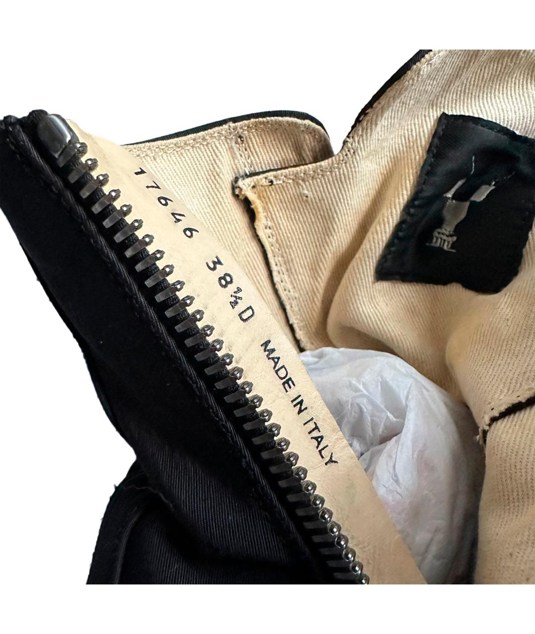 RICK OWENS DRKSHDW Черные текстильные высокие кроссовки / кеды, фото 5