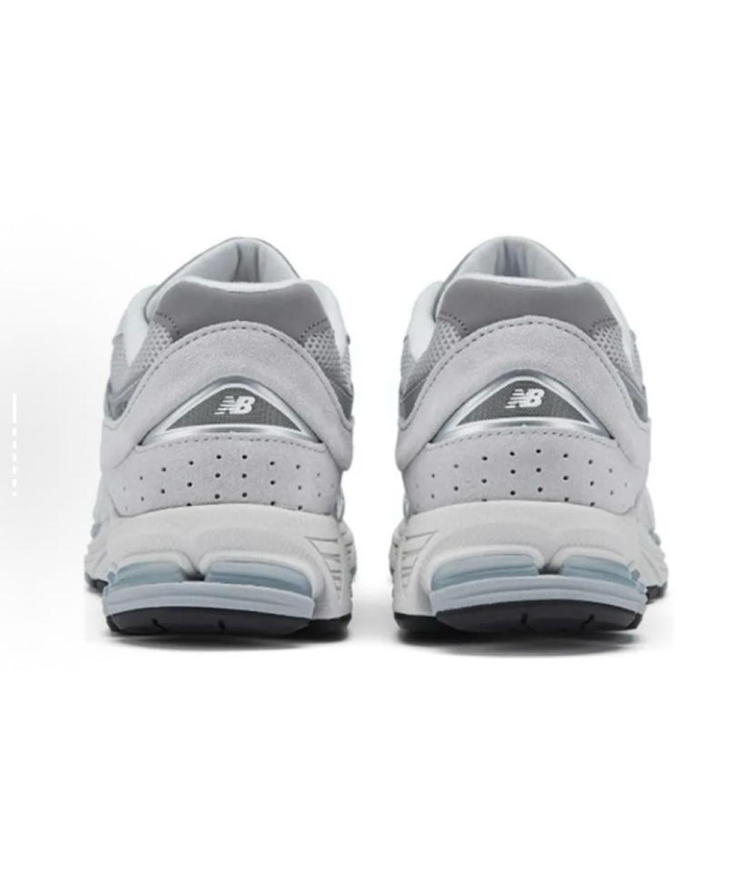 NEW BALANCE Серые замшевые низкие кроссовки / кеды, фото 3