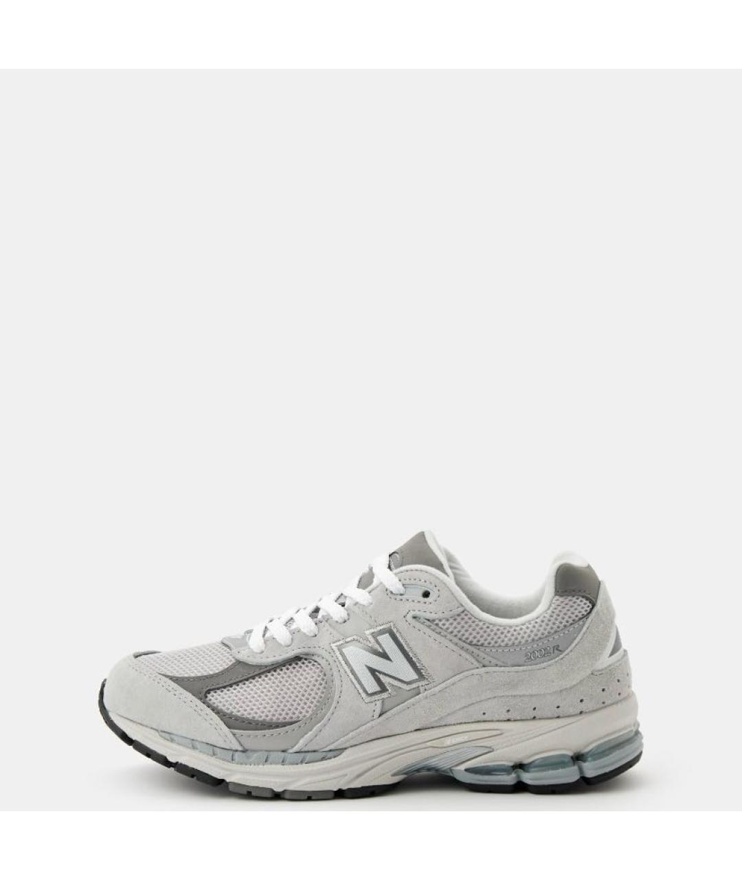 NEW BALANCE Серые замшевые низкие кроссовки / кеды, фото 2