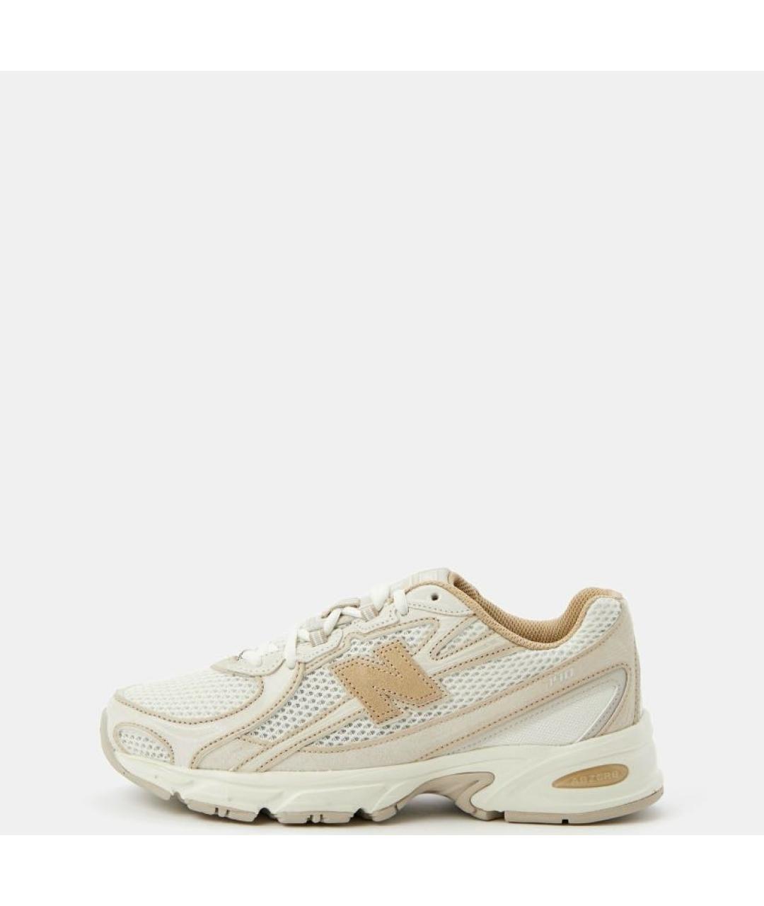 NEW BALANCE Бежевые текстильные низкие кроссовки / кеды, фото 2