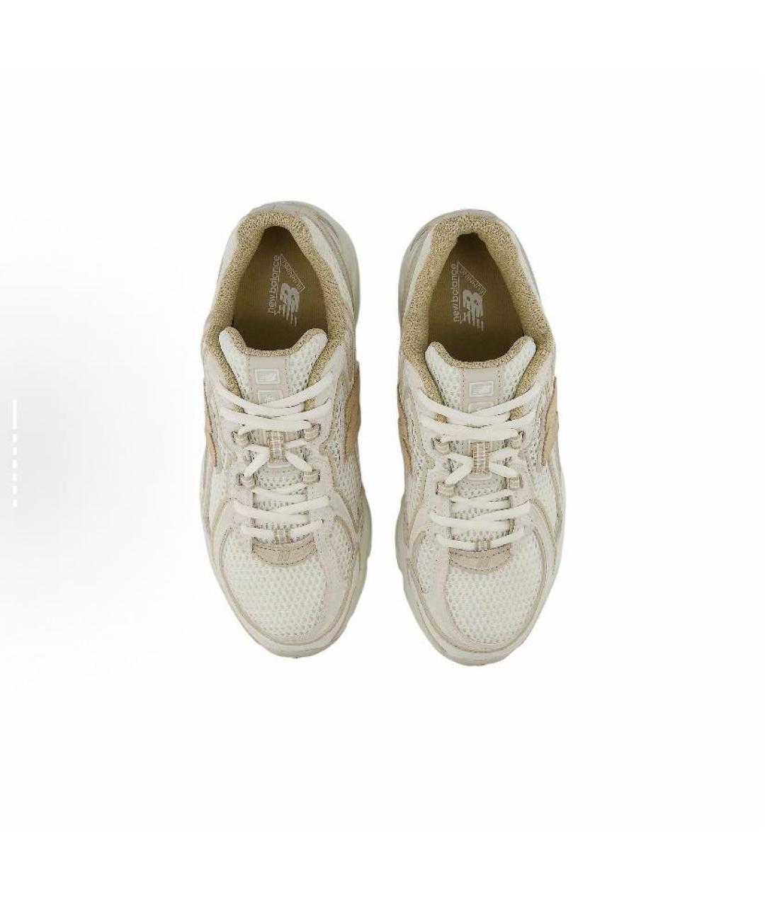 NEW BALANCE Бежевые текстильные низкие кроссовки / кеды, фото 4