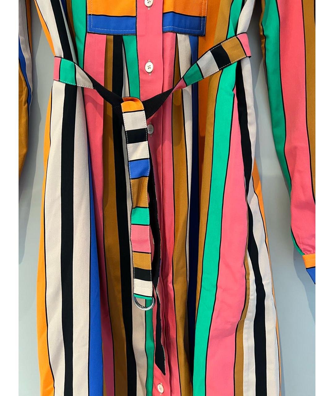 PAUL SMITH Мульти вискозное платье, фото 6