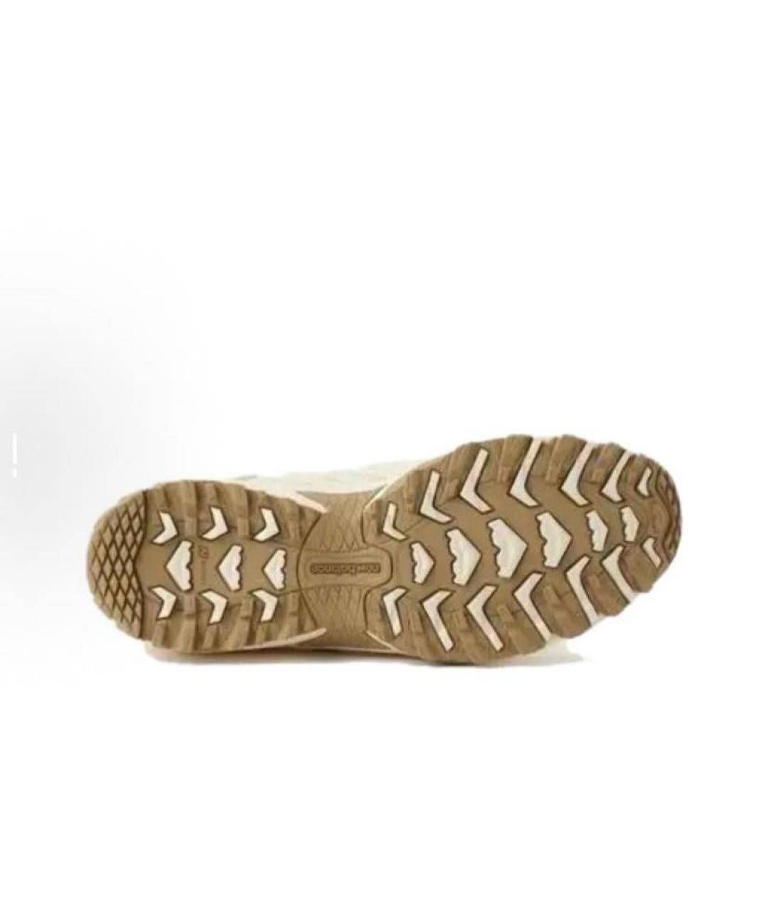 NEW BALANCE Бежевые текстильные низкие кроссовки / кеды, фото 6