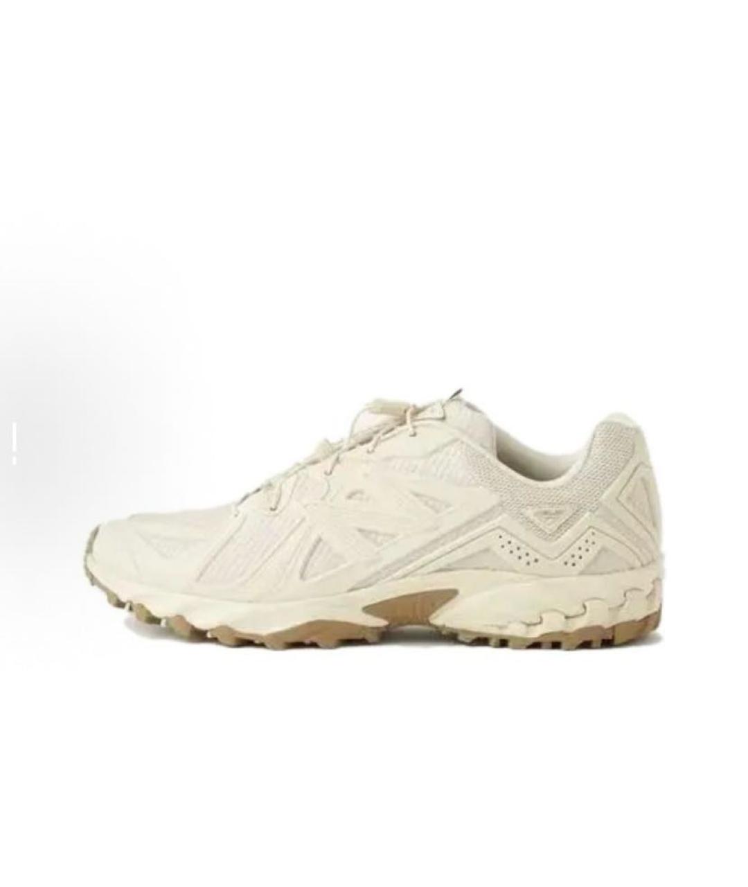 NEW BALANCE Бежевые текстильные низкие кроссовки / кеды, фото 3