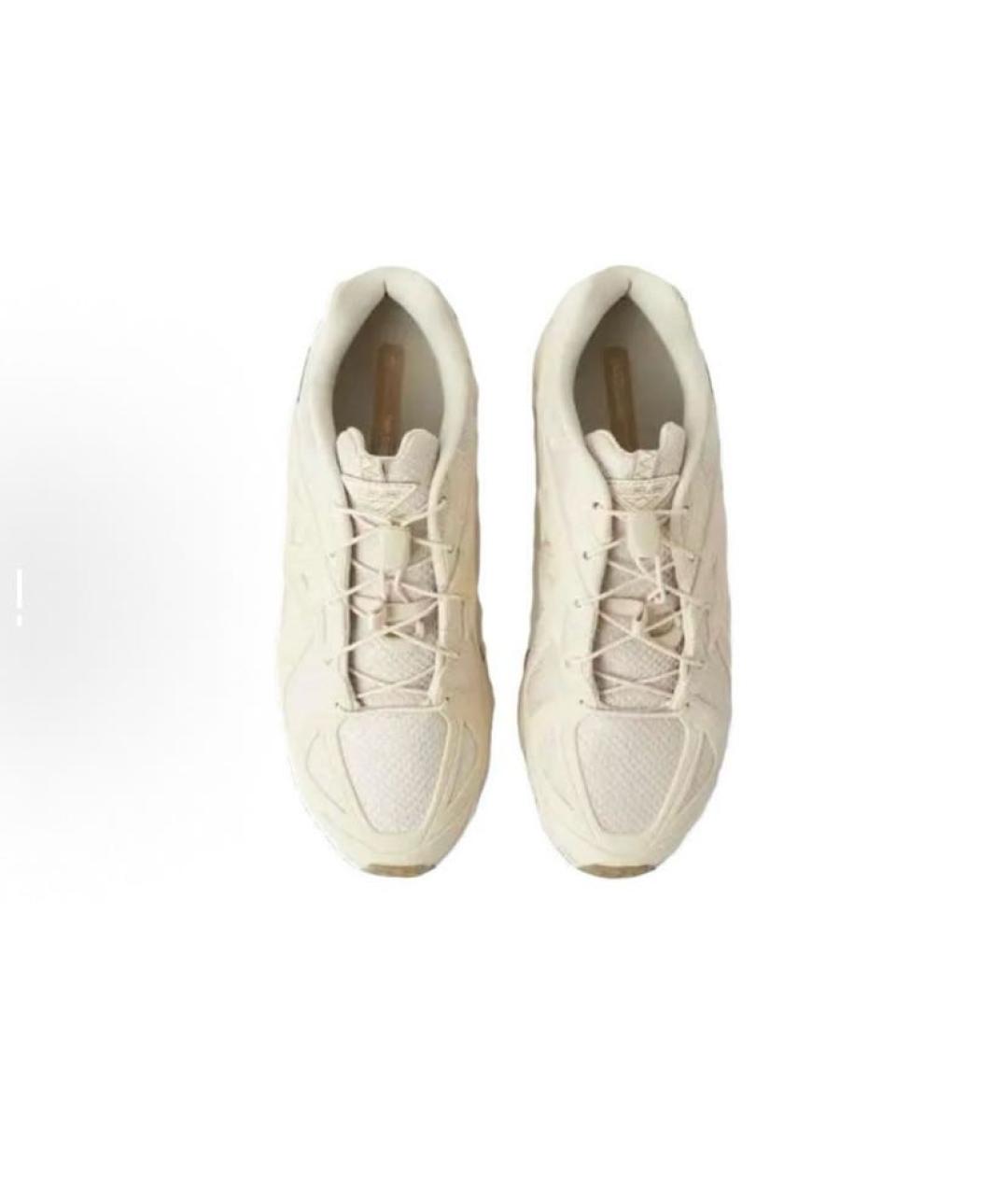 NEW BALANCE Бежевые текстильные низкие кроссовки / кеды, фото 4