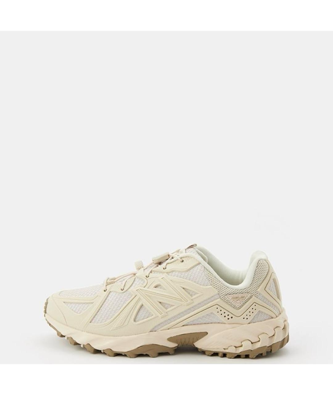 NEW BALANCE Бежевые текстильные низкие кроссовки / кеды, фото 2