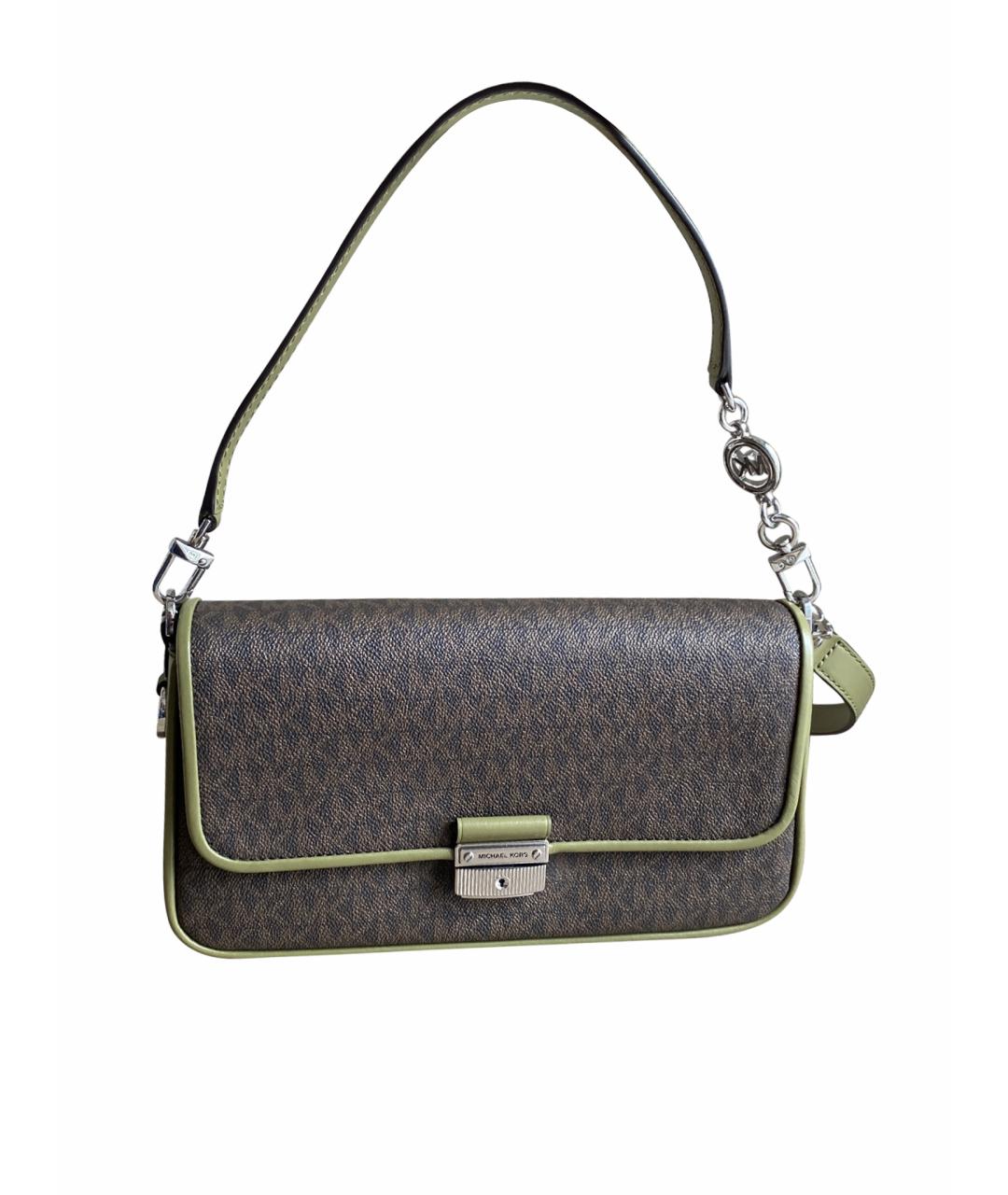 MICHAEL KORS Коричневая сумка с короткими ручками, фото 1