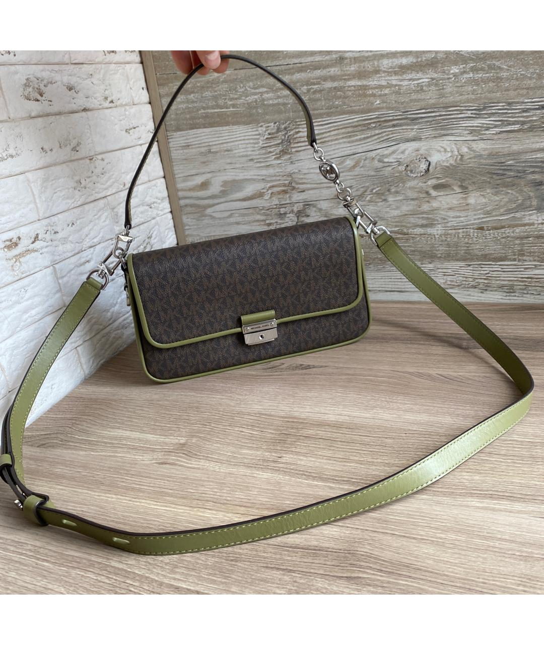 MICHAEL KORS Коричневая сумка с короткими ручками, фото 2