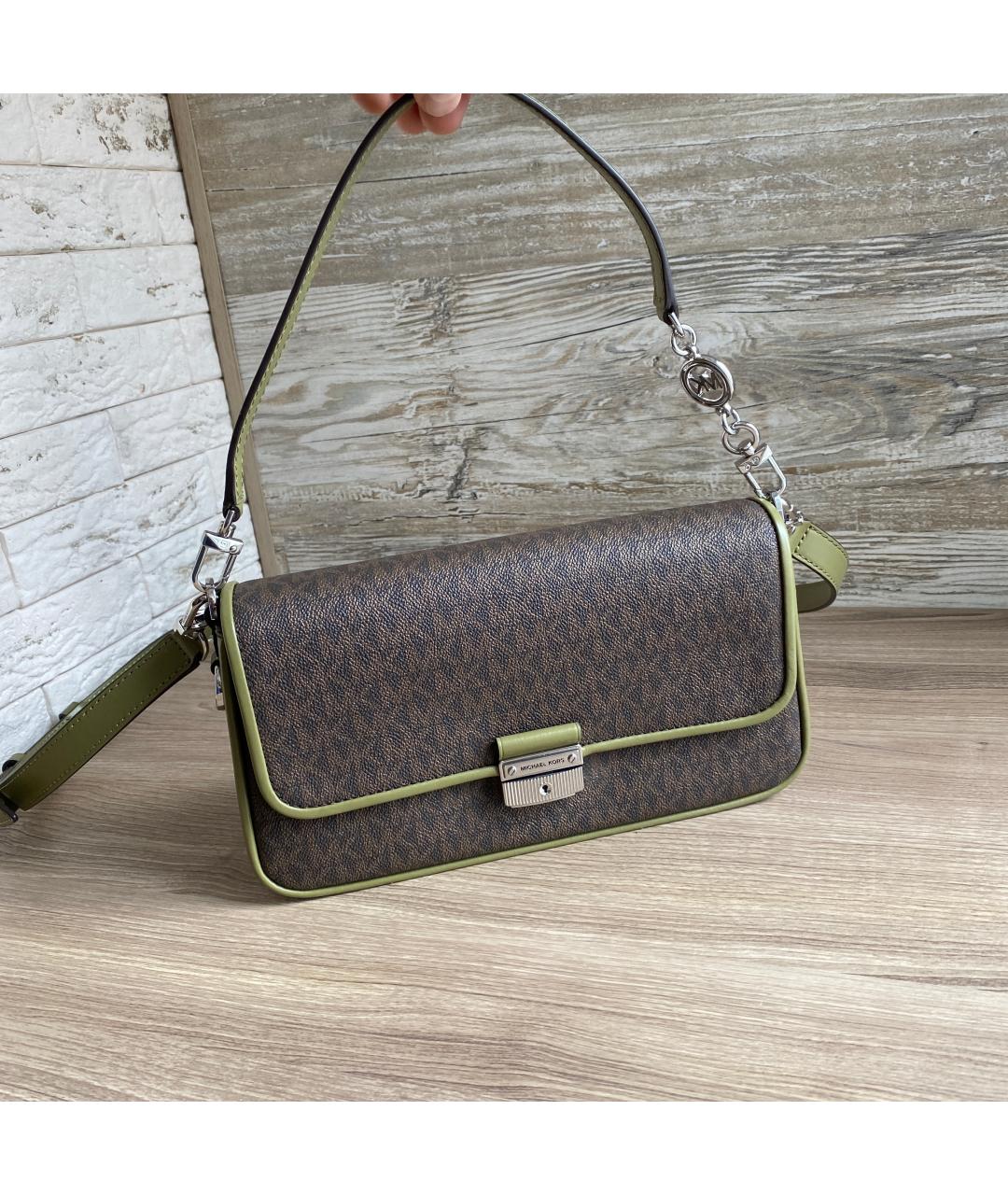 MICHAEL KORS Коричневая сумка с короткими ручками, фото 10