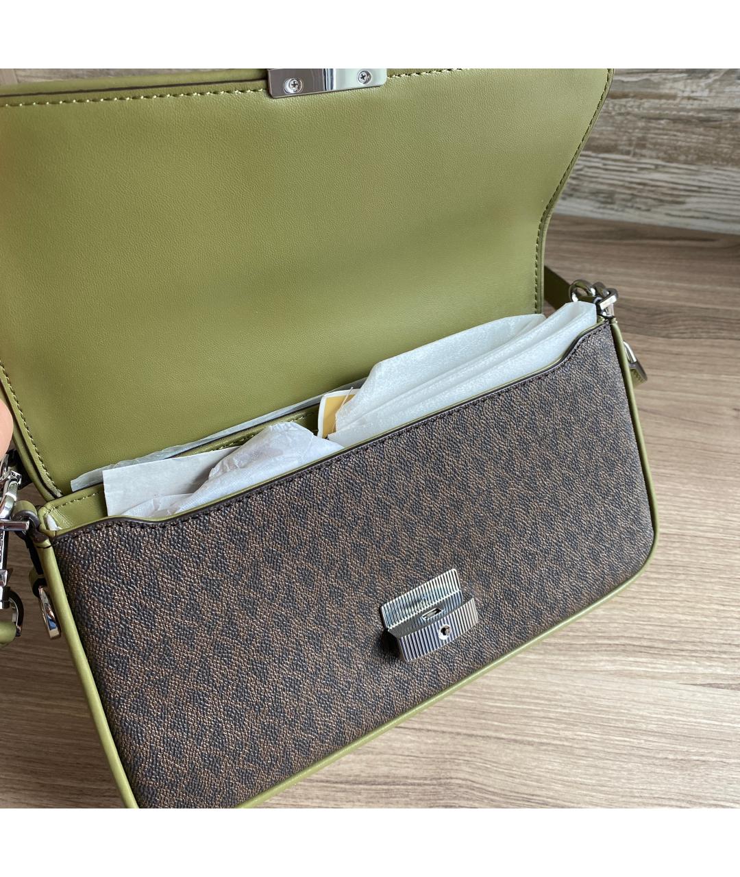 MICHAEL KORS Коричневая сумка с короткими ручками, фото 4