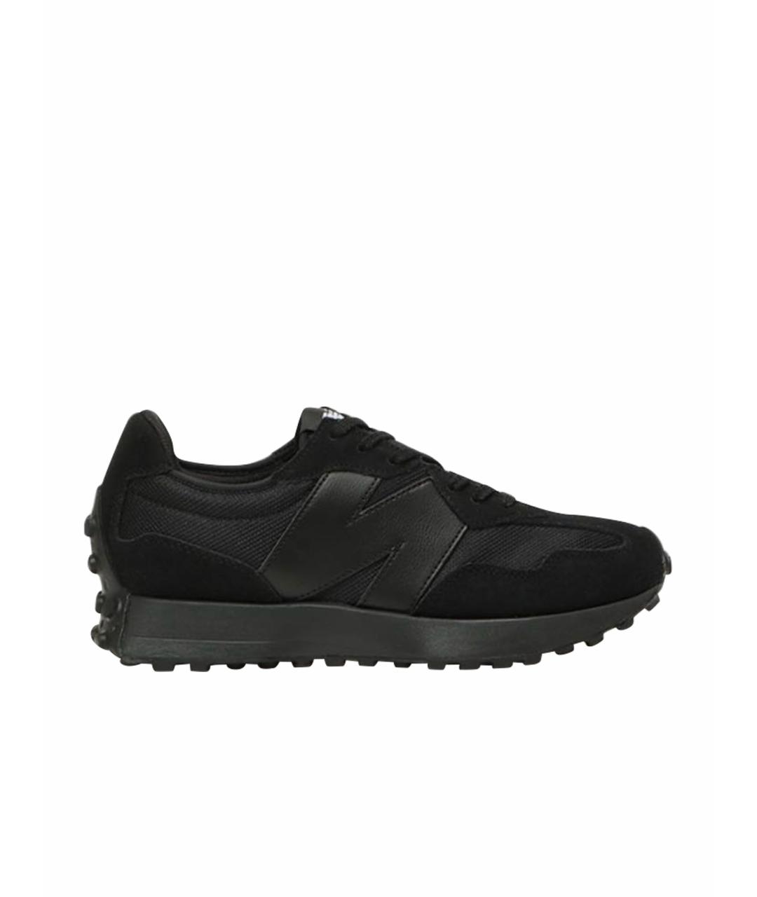 NEW BALANCE Черные замшевые низкие кроссовки / кеды, фото 1
