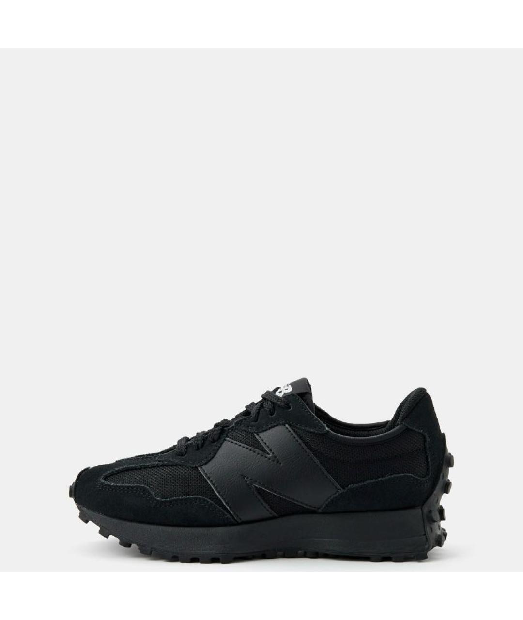 NEW BALANCE Черные замшевые низкие кроссовки / кеды, фото 2