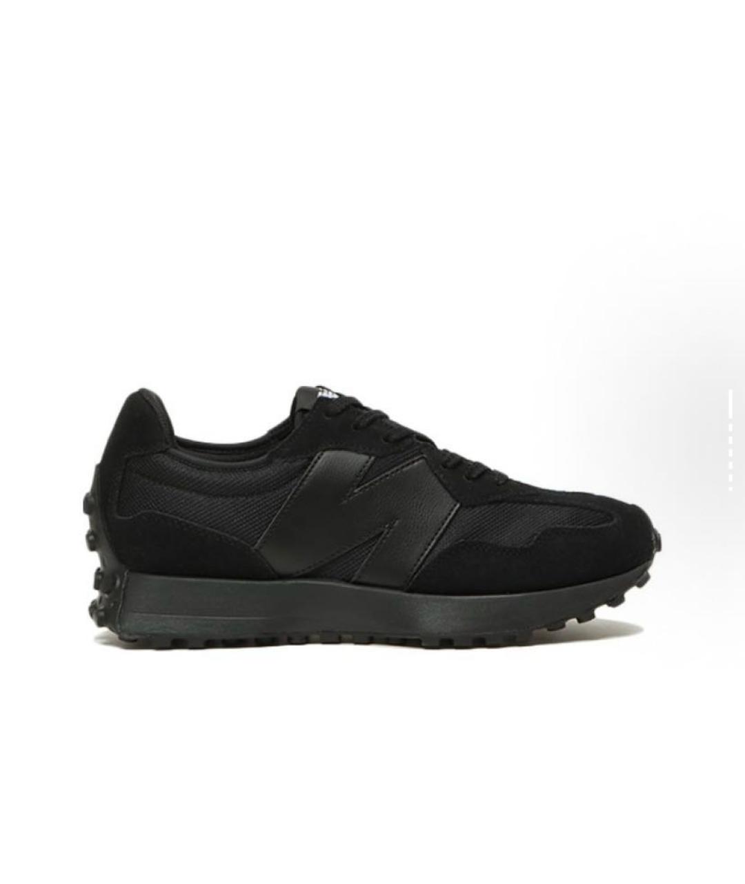 NEW BALANCE Черные замшевые низкие кроссовки / кеды, фото 7