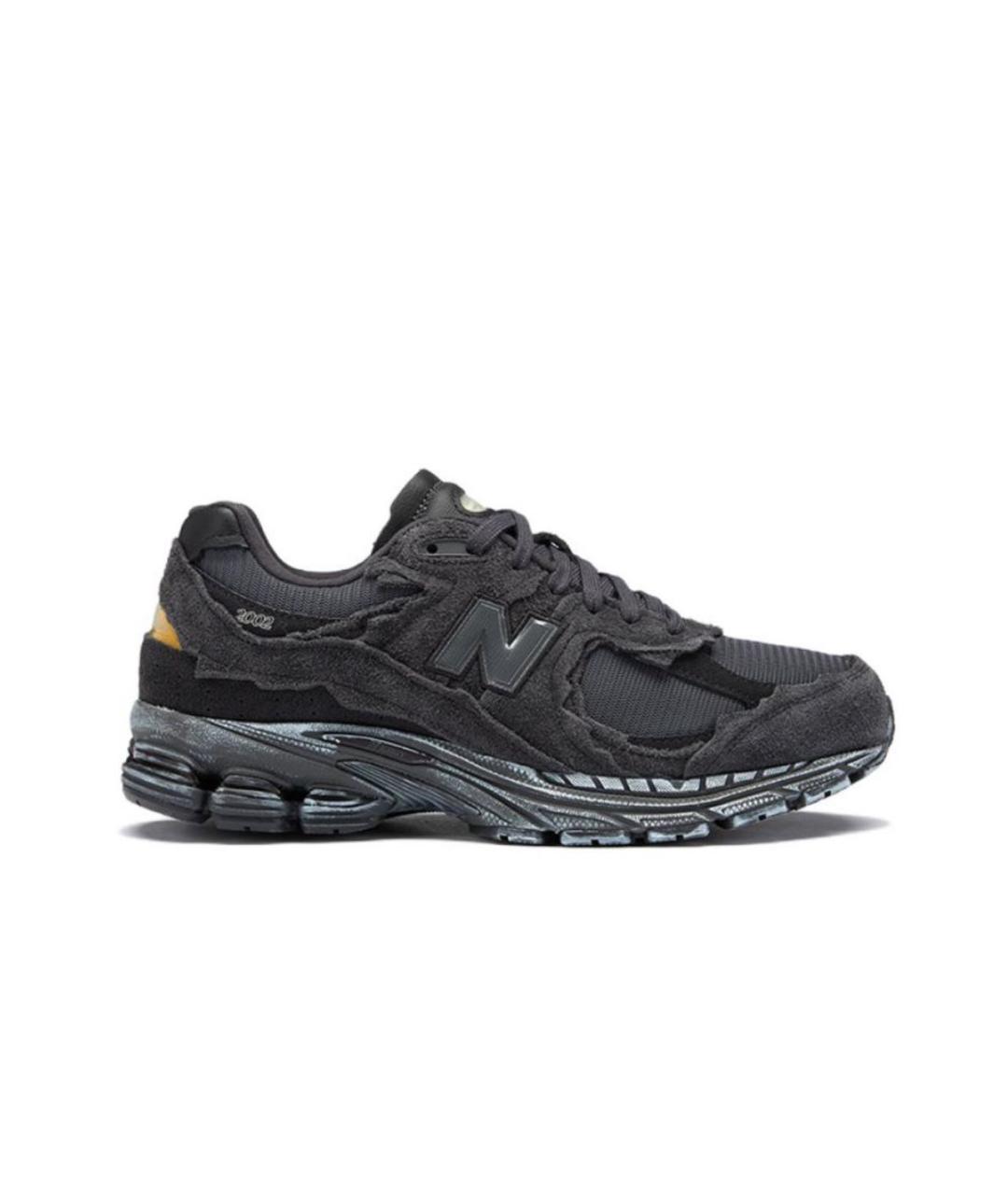 NEW BALANCE Черные замшевые низкие кроссовки / кеды, фото 1