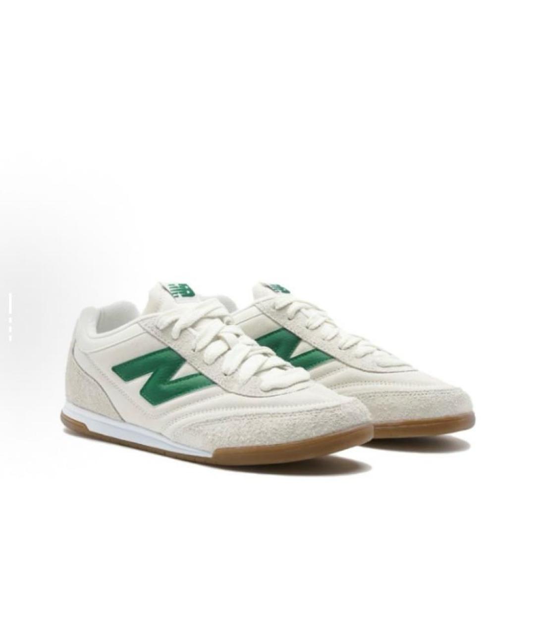 NEW BALANCE Бежевые замшевые низкие кроссовки / кеды, фото 4