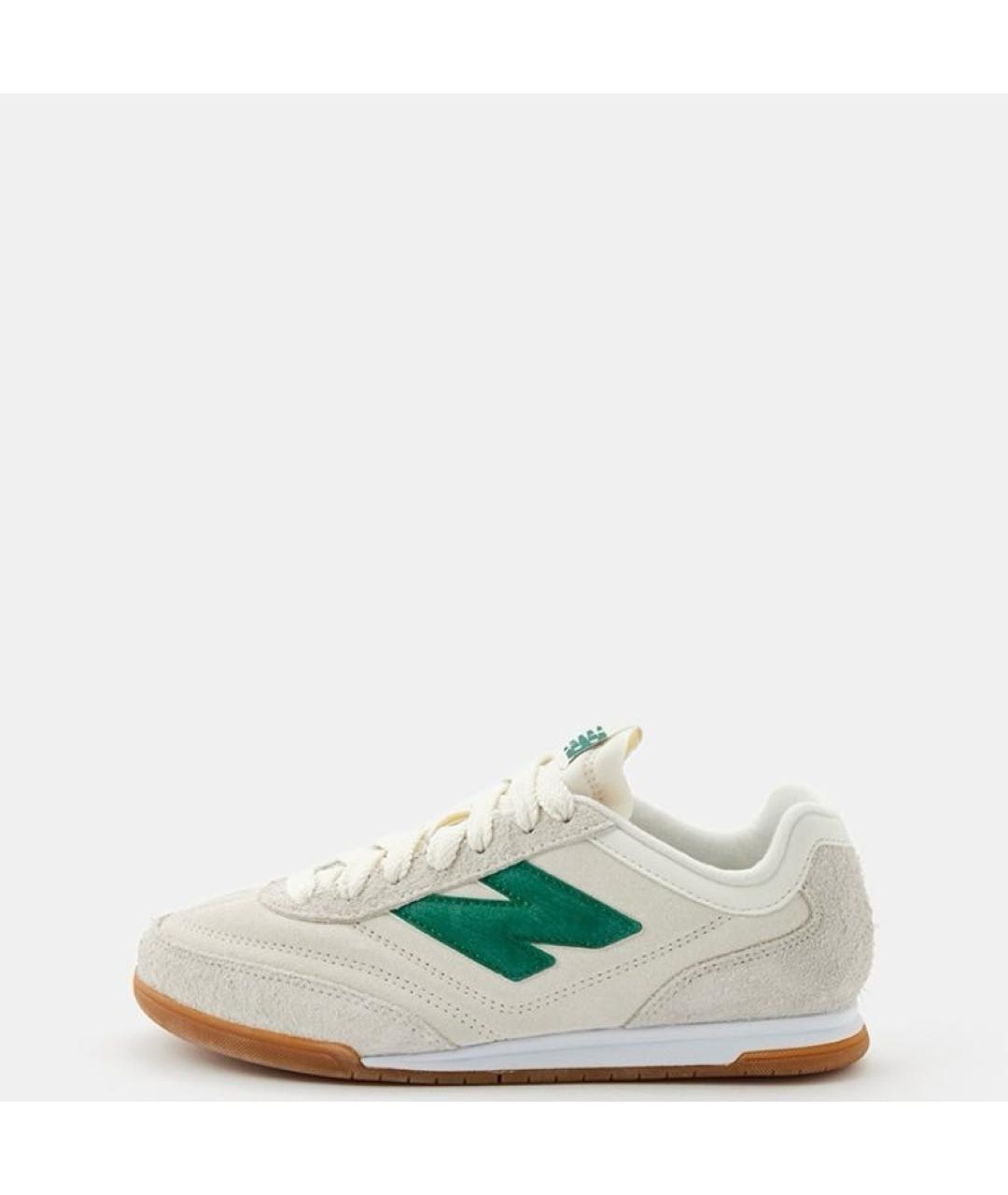 NEW BALANCE Бежевые замшевые низкие кроссовки / кеды, фото 2