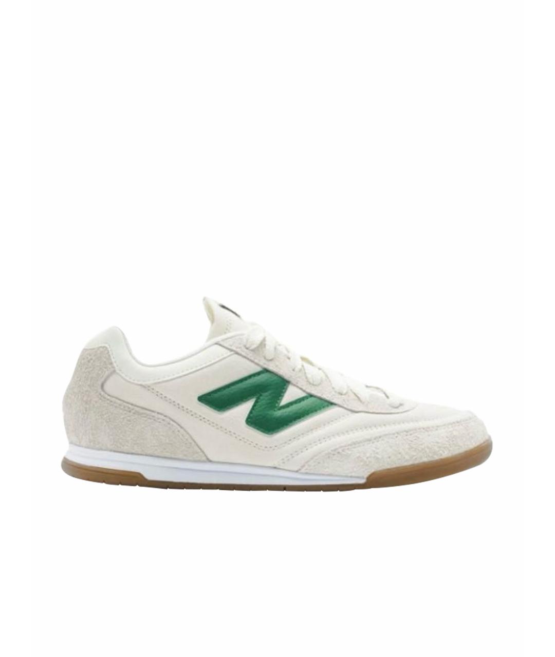 NEW BALANCE Бежевые замшевые низкие кроссовки / кеды, фото 1