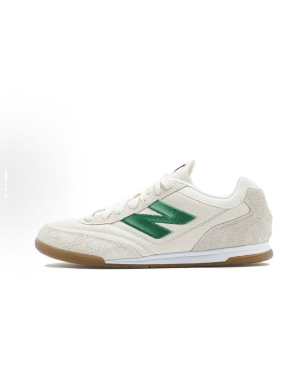 NEW BALANCE Бежевые замшевые низкие кроссовки / кеды, фото 3