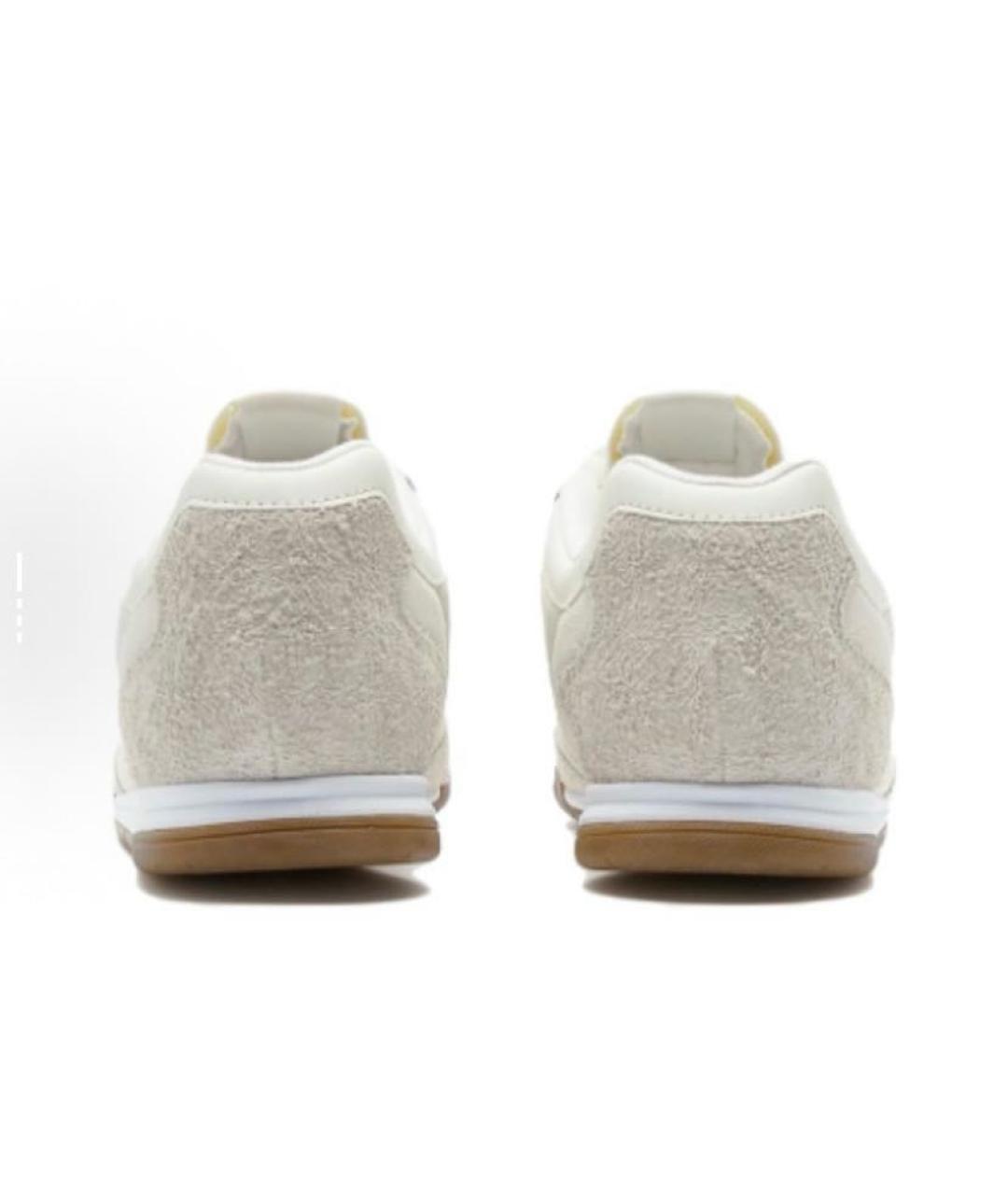 NEW BALANCE Бежевые замшевые низкие кроссовки / кеды, фото 6