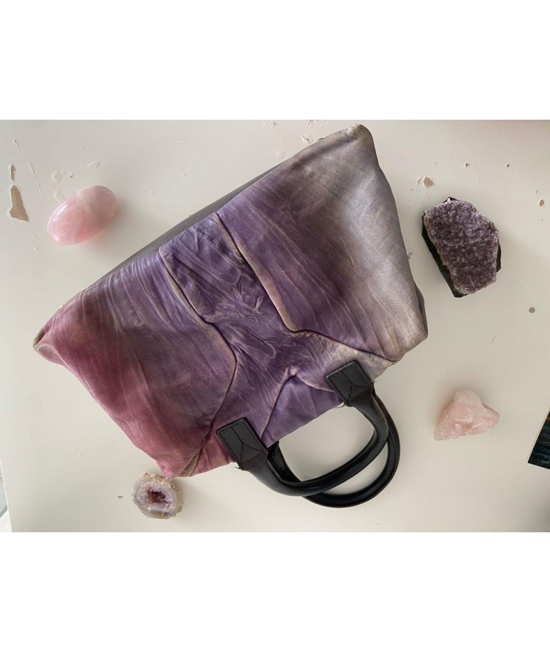 SAINT LAURENT Мульти кожаная сумка с короткими ручками, фото 9