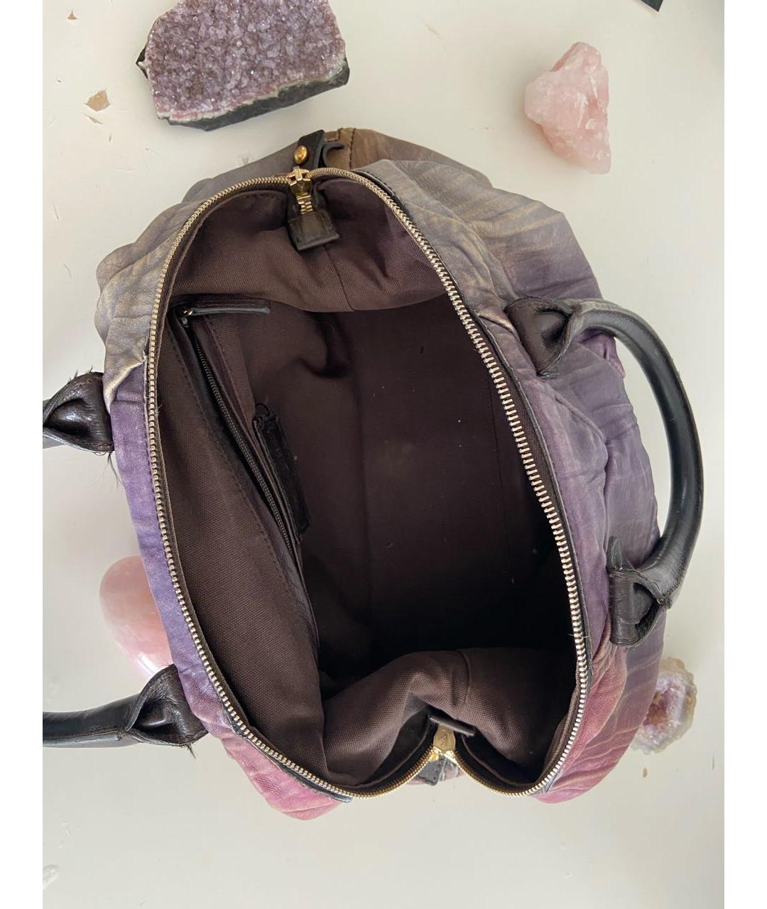 SAINT LAURENT Мульти кожаная сумка с короткими ручками, фото 7