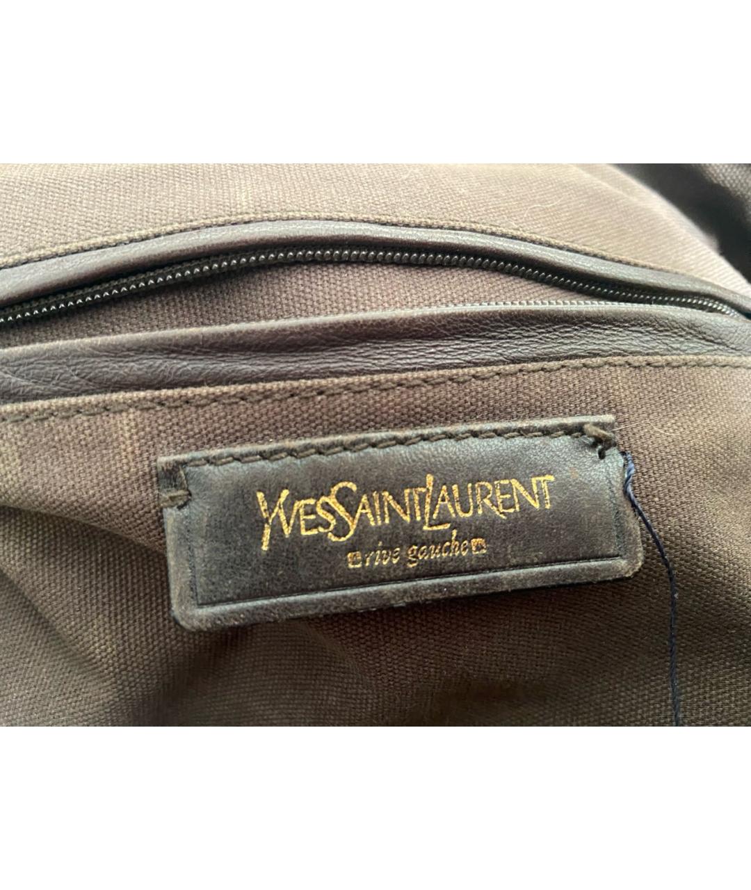 SAINT LAURENT Мульти кожаная сумка с короткими ручками, фото 5