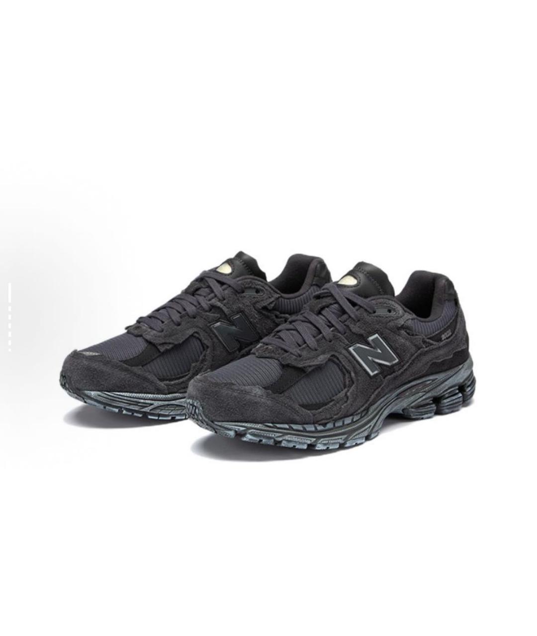 NEW BALANCE Черные замшевые кроссовки, фото 2