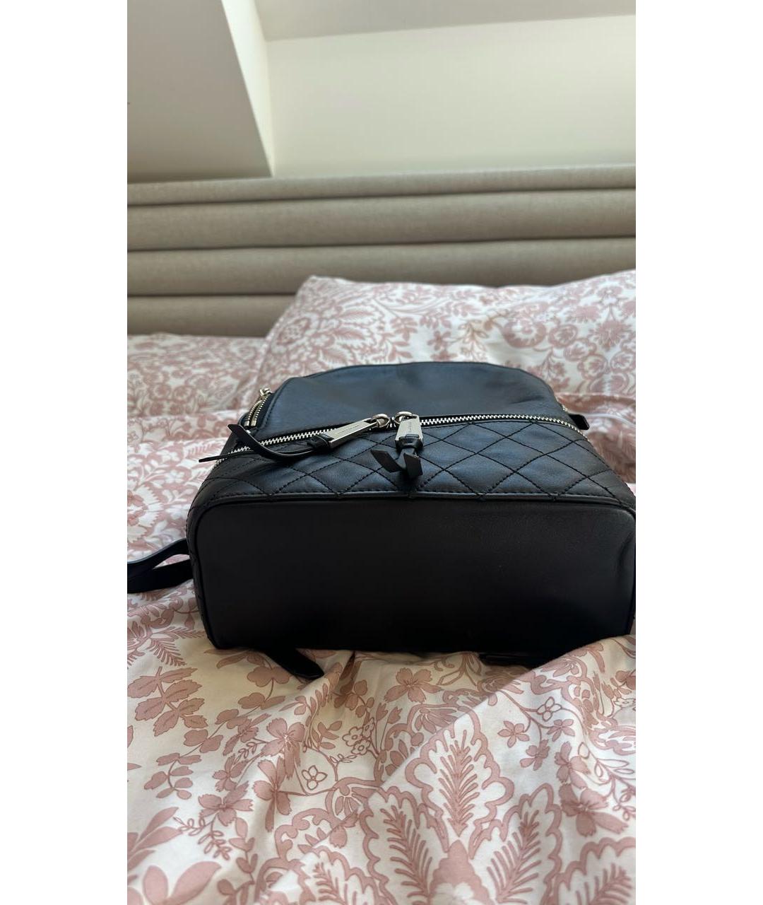 MICHAEL KORS Черный кожаный рюкзак, фото 5