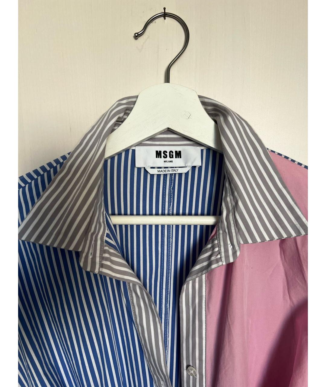 MSGM Мульти хлопковое повседневное платье, фото 4